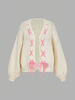 Кардіган Shein sz25060937530831714 L білий (100012191)