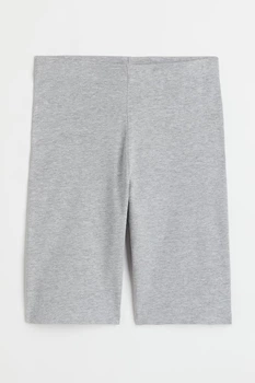 Велосипедки из хлопка H&M 711582012c63 S серые (100011465)