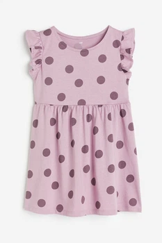 Платье из хлопка H&M 1022630002c66 122-128см лиловое (100013056)