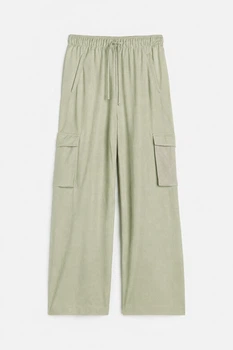 Брюки карго H&M 1167613002c63 S светло-зеленые (100011432)