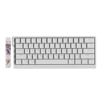 Игровая Магнитная Клавиатура Madlions MAD 60 HE White. Проводная 8000Hz/s, 60% Мини-формат, Switch 0.02mm. Rapid Trigger (no RGB)