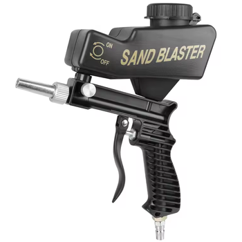 Пневматический пескоструйный пистолет Sand Blaster для очистки ржавчины и краски SB-30 Black