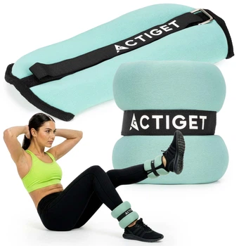 Утяжелители-манжеты для ног и рук Actiget 2 x 1.5 кг ACT0129 Turquoise/Black