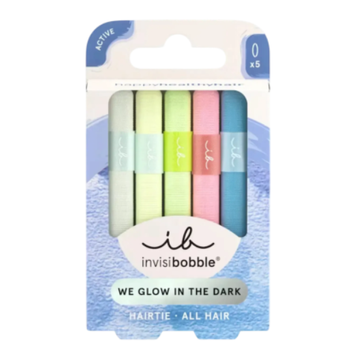 Резинка для волос InvisiBobble Hair Tie Glow In The Dark 5 шт