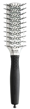 Щетка для укладки 2-х сторон. туннельная Olivia Garden Essential Style Double Tunnel Nylon/Double Silver