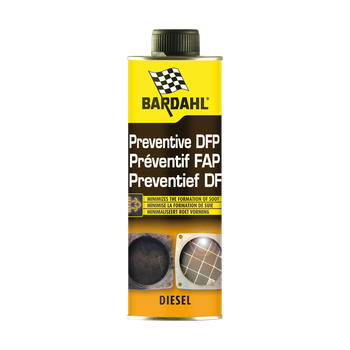 Присадка — очиститель сажевого фильтра BARDAHL Preventive DPF 0,3л 3612