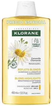 Szampon Klorane Camomille rozświetlający 400 ml (3282779446235)