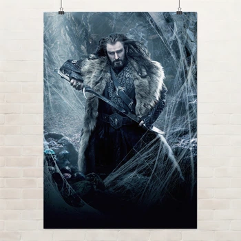 Постер Властелин колец, Гном Торин Дубощит, Lord Of The Rings, фэнтези, A3 42×30 см (id0006)