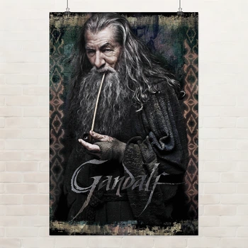 Постер Властелин колец, Гендальф, Lord Of The Rings, фэнтези, волшебник, A3 42×28 см (id0004)