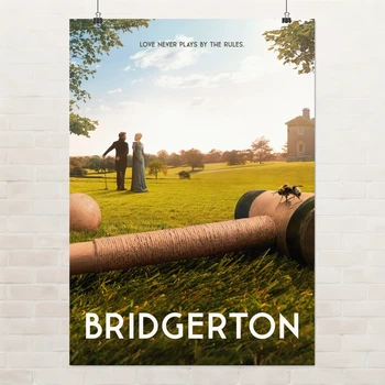 Постер Бриджертоны, Bridgerton, сериал, A3 42×30 см (id6709)