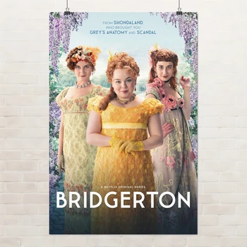 Постер Бриджертоны, Bridgerton, сериал, A3 42×28 см (id6708)