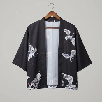 Накидка-кімоно стиль хаорі Honey Fashion Accessories Onesize чорний (50к030)