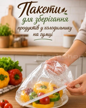 Пакеты для хранения продуктов в холодильнике на резинке для тарелок, крышка-чехол на тарелку (прозрачные)
