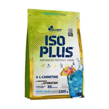 Изотоник OLIMP Iso Plus + L-Carnitine (1,5 кг, tropic blue)