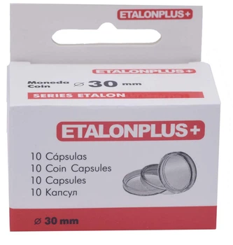 Капсулы для монет 30 мм. (10 штук) Etalonplus