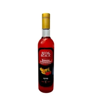 Сироп Red and Black банан-полуниця 0,7л 900г (770014950)