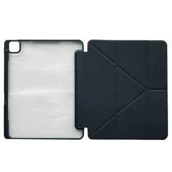 Чохол Smart Case Clear+stylus for Apple iPad Pro 11 (2024) Dark Blue