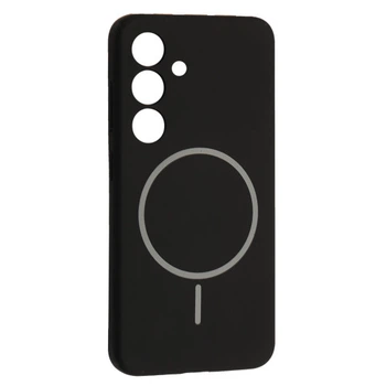 Чохол Silicone Case luxury+MagSafe for Samsung S24 Black