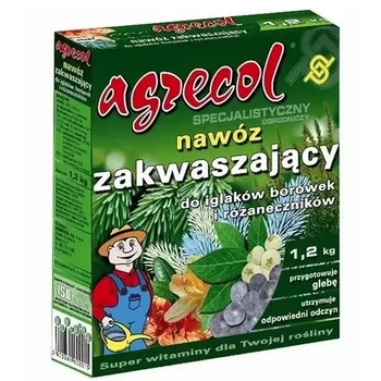 Удобрение подкисляющее Agrecol для хвойных растений, голубики и азалий 1.2 кг (30208)