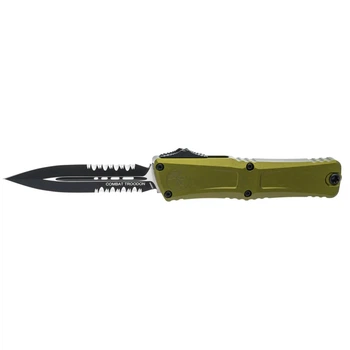 Нож Microtech Combat Troodon D/E Gen III Od Green Полусеррейтор