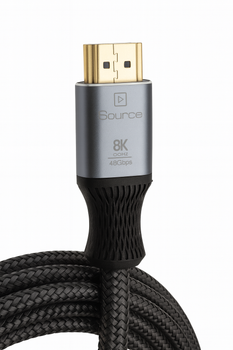 HDMI кабель 2.1 оптичний (AOC) 30м, 8K 60Hz / 4K 120Hz, HDR, eARC – для LG, Samsung, Sony TV, PS5, Blu-ray HDMI8K-30M-H134