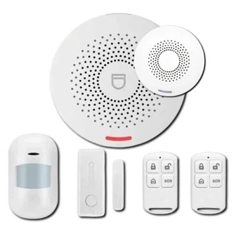 Умная Сигнализация Для Дома С Wi-fi И Gsm Поддержкой App Tuya (395969)