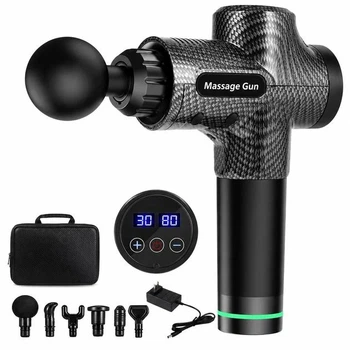 Масажер перкусійний Massage Gun MX-30 ручний 30 режимів вібраційний ударний масажний пістолет для м'язів з кейсом.