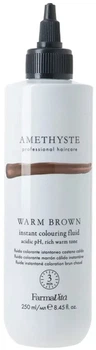 Тонуючий флюїд для волосся Farmavita Amethyste теплий коричневий відтінок 250 мл (8022033113016)