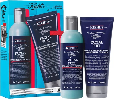 Набір Kiehl’s The Classic Gentleman Collection Гель для вмивання обличчя Facial Fuel 250 мл + Зволожуючий крем для обличчя Facial Fuel 200 мл (3605973087408)