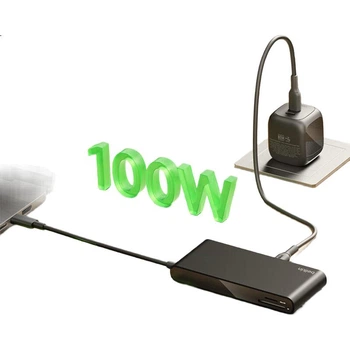 Док-станция BELKIN 8-в-1 USB Type-C для ноутбуков MacBook с интерфейсом Ethernet 2.5G, HDMI, слотом для карт памяти TF и SD.