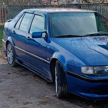 Дефлектори вікон VL-Tuning на Saab 9000 I 88-98 седан (накладні)