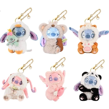Набор Disney Star Wars Baby Stitch Animal Party Blind Box, плюшевая кукла в костюме Стича, подарок на день рождения для девочек.
