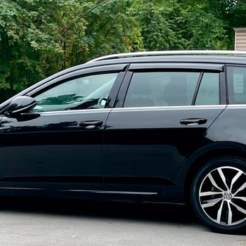 Дефлекторы окон VL-Tuning на Volkswagen Golf VII 2012- универсал (накладные)