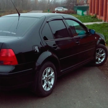 Дефлекторы окон VL-Tuning на Volkswagen Jetta/Bora IV 1998-2005 (накладные)