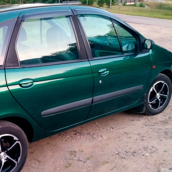 Дефлекторы окон VL-Tuning на Renault Scenic I 1996-2003 (накладные)
