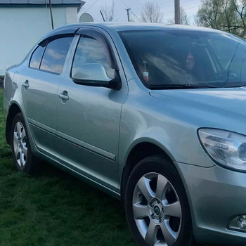 Дефлекторы окон VL-Tuning на Skoda Octavia II 2004-2010 (накладные)