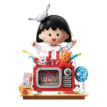 Конструктор Weiji Chibi Maruko-chan Телевизор в бассейне с шариками