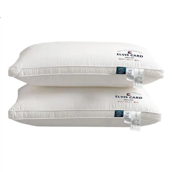 Подушка J.Sir Deep Sleep, чиста бавовна, висока, не деформується, готельний стиль