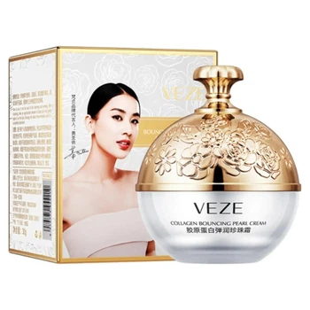 Крем для обличчя з екстрактом перлів Veze Collagen Bouncing Pearls Cream, 30 мл