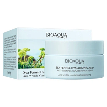 Крем для лица против веснушек Bioaqua Sea Fennel Hyaluronic Acid Anti-Wrinkle Cream, 60 мл