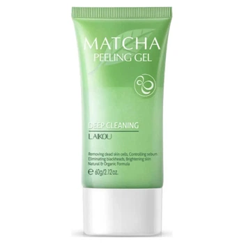 Пилинг для лица с экстрактом зеленого чая Матча Laikou Matcha Peeling Gel, 60 мл