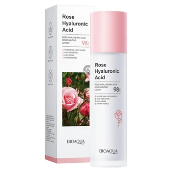 Лосьон для лица с экстрактом розы и гиалуроновой кислоты Bioaqua Rose Hyaluronic Acid Lotion, 100 мл
