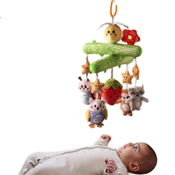 Детские игрушки Tumama Kids, мобиль для кроватки, прикроватная погремушка, подвесной вращающийся музыкальный кулон, подарочный набор для новорожденного.