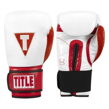 Тренировочные перчатки TITLE Boxing All Heart Bag Gloves 2.0 Красный/Белый 12 oz