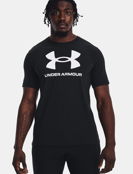 Мужская футболка Under Armour Logo черная, размер L