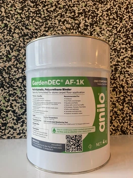Клей полиуретановый УФ стойкий каменный ковер anilo GardenDEC AF-1K банка 4 кг