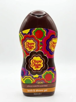 Гель для ванни та душу Chupa Chups з ароматом молочного шоколаду та ніжної ванілі від 3 років