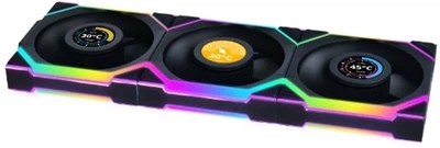 Вентилятор Lian Li UNI Fan SL Wireless LCD 120-3 Black (G99.12SLLCD1W3B.00)
