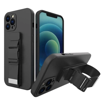 Чехол Hurtel с ланцюжком для iPhone 12 Pro Black (9145576217801)