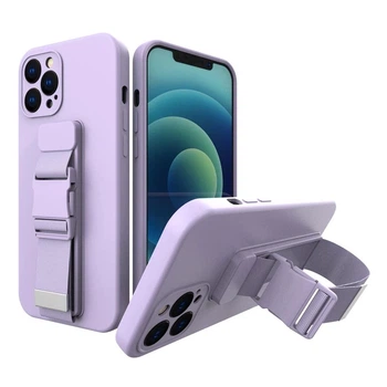 Чехол Hurtel с ланцюжком для iPhone 12 Pro Purple (9145576217887)